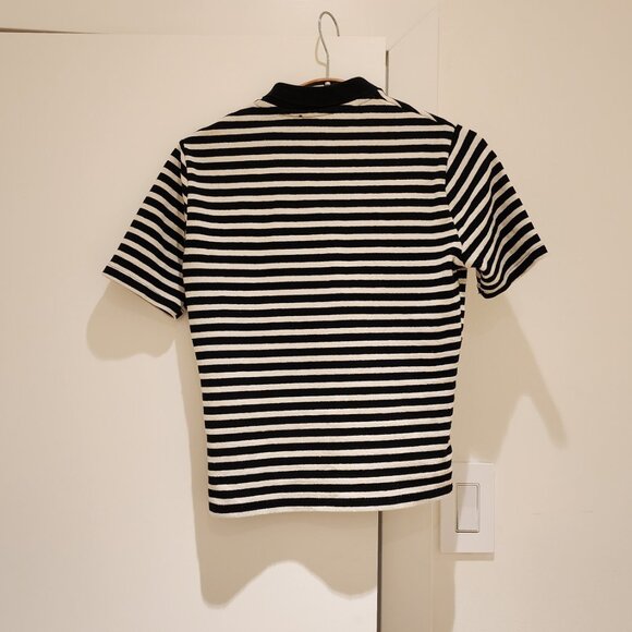 Zara Striped Polo Shirt - Picture 2 of 4